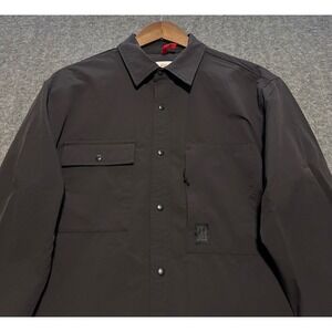 Topo designs snap shirt long sleeve  repellent outdoors adventure black Large